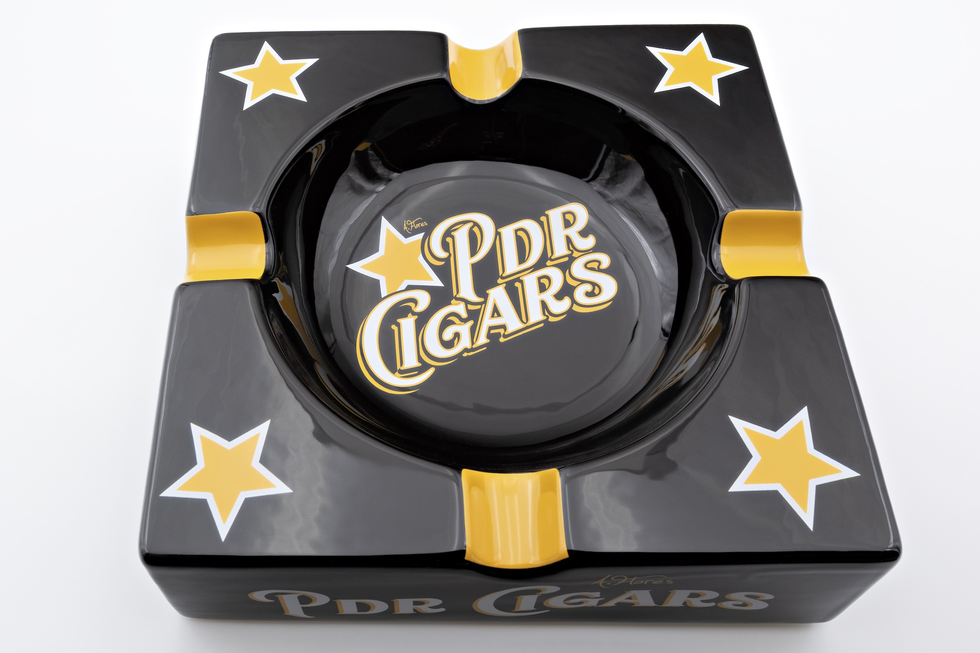 PDR Cigar Ashtray Black PDR Cigar Ashtray Black