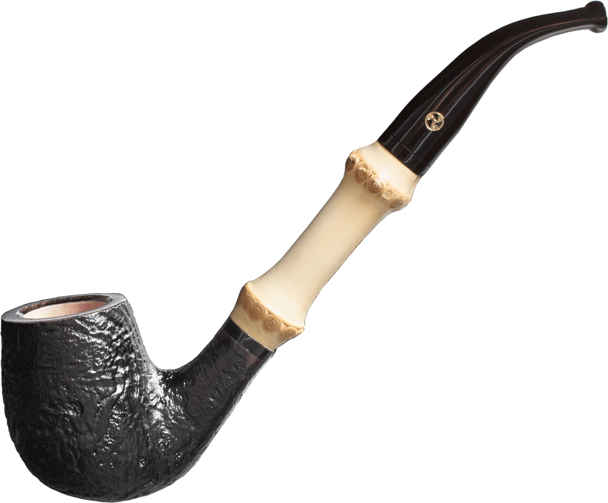 Rattray's Bamboo Bent Sandblast Black