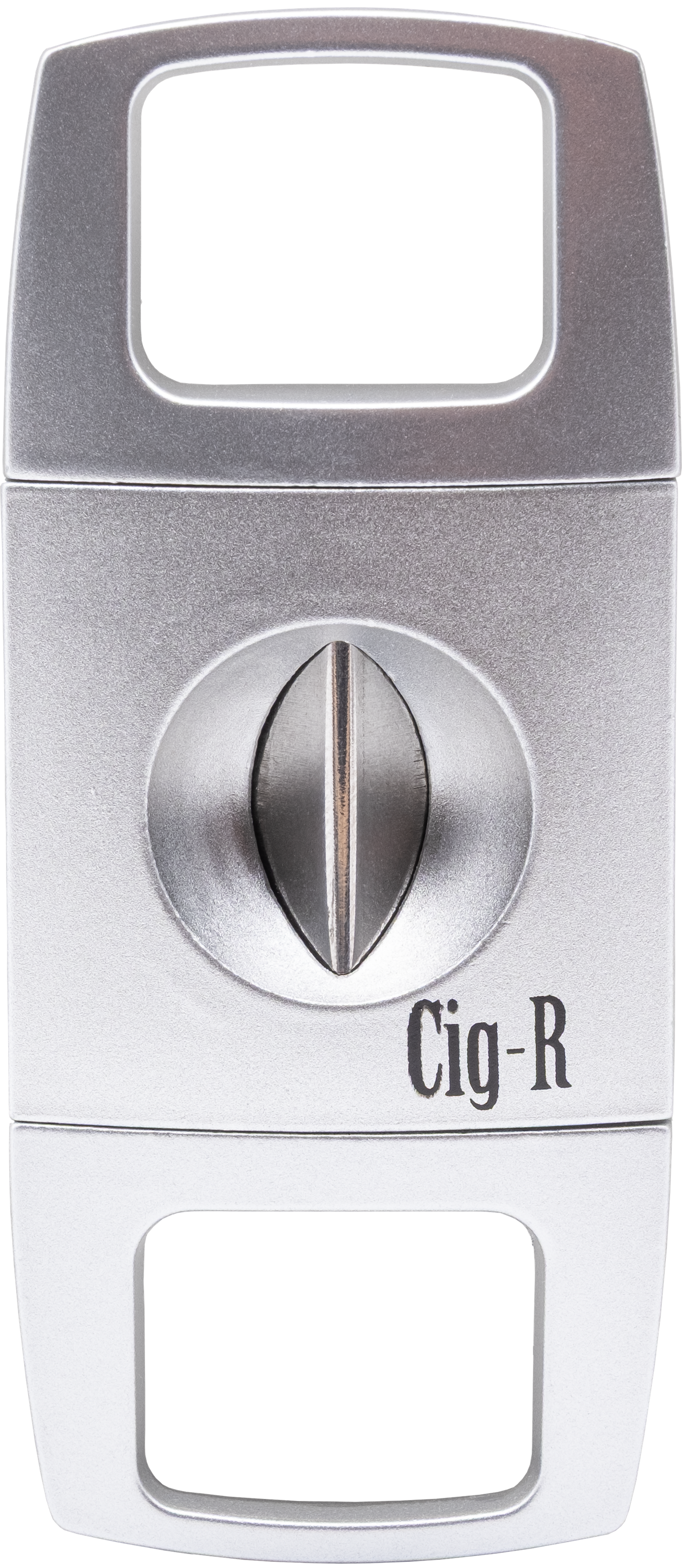Cig-R Cigar Cutter V-Cut Satin Chrome