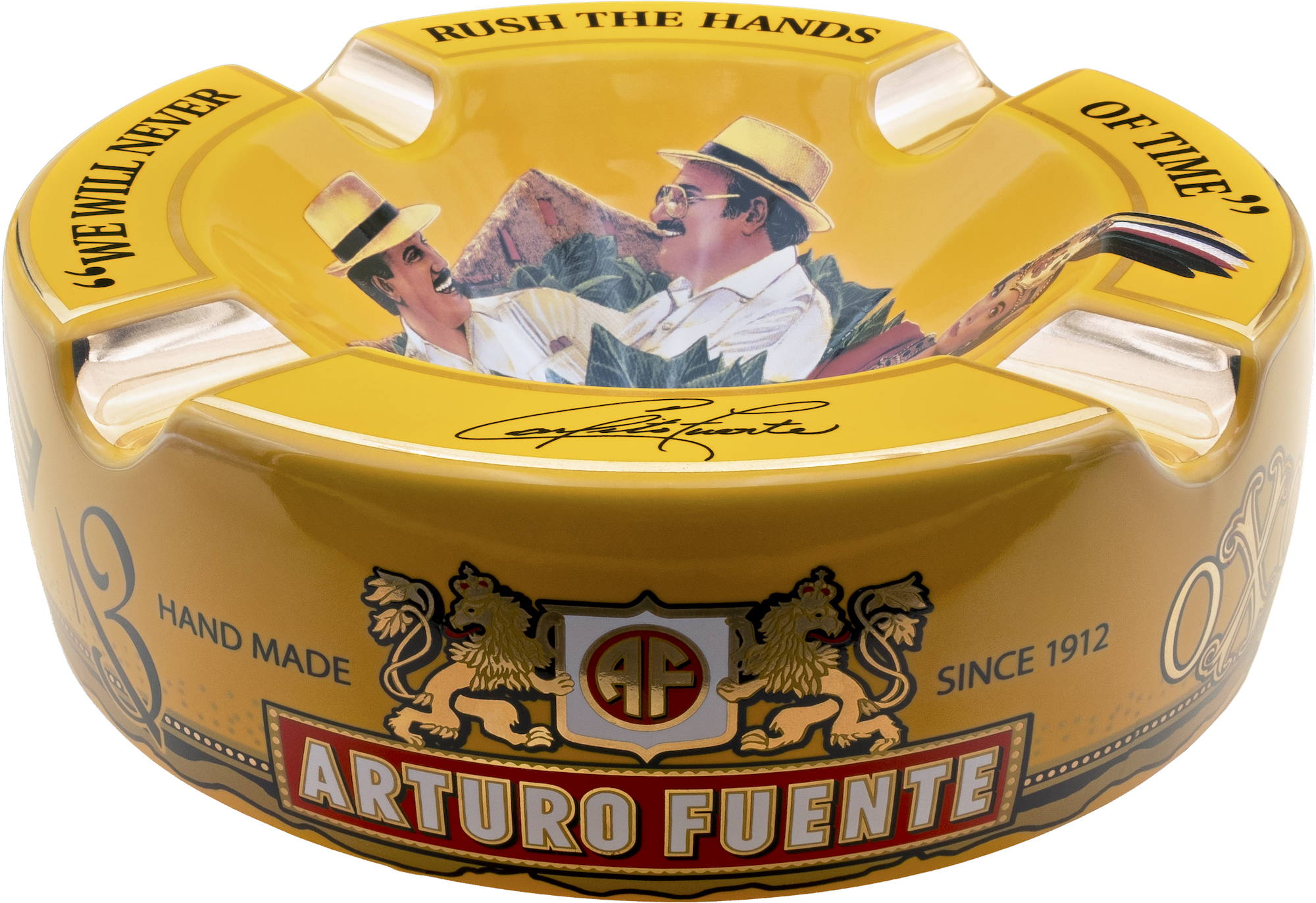 Arturo Fuente Cigar Ashtray Yellow