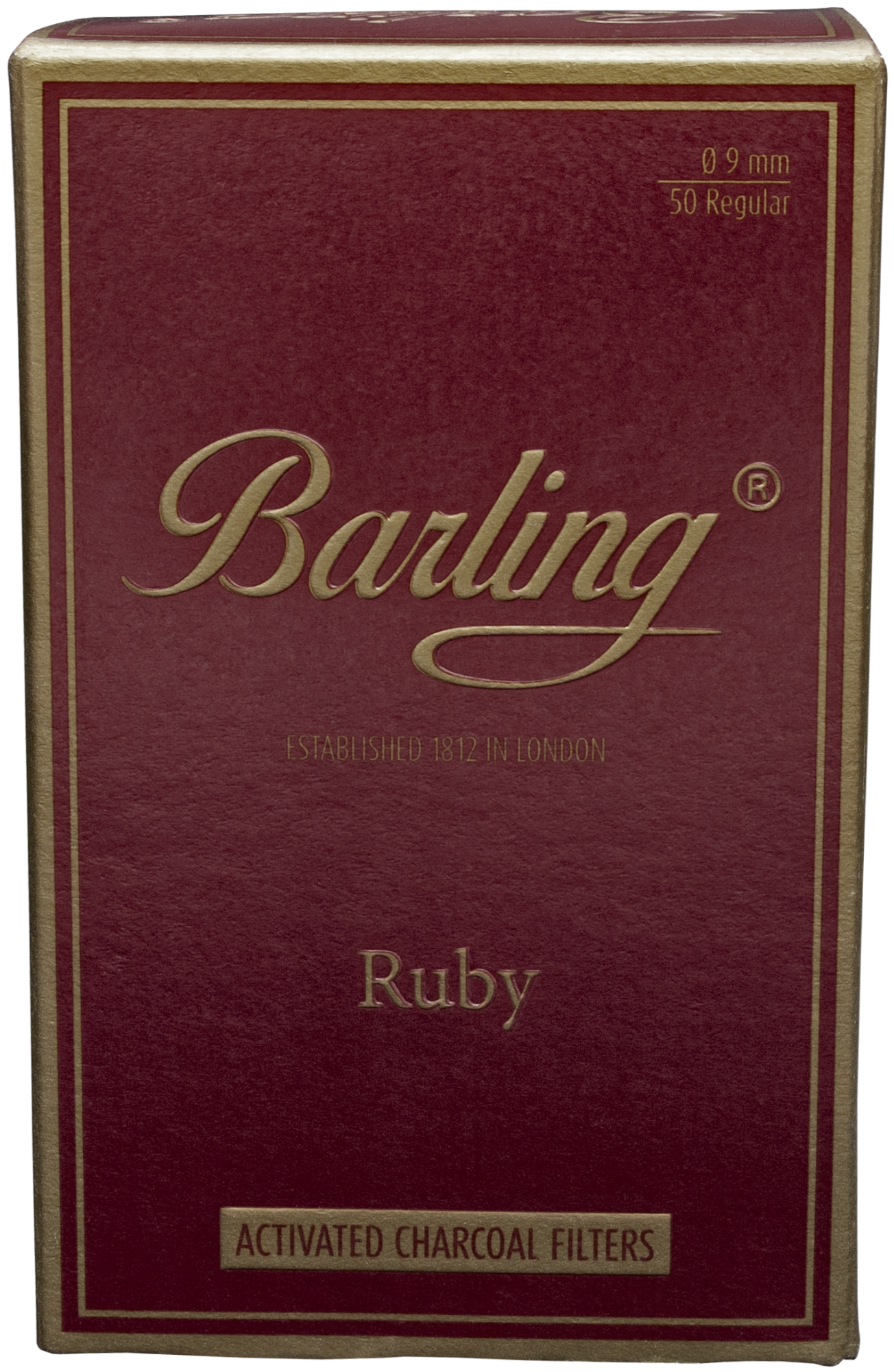 Barling Ruby 50 Activated Charcoal Filter 9mm (10x) 