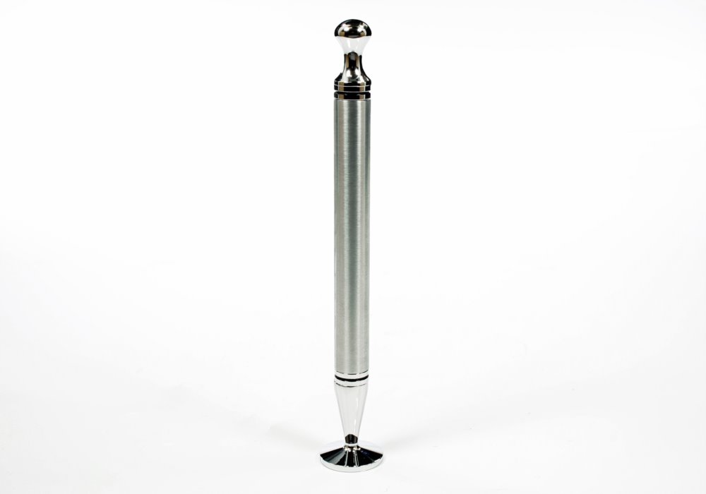 Rattray's Thin Caber Chrome Satin Tamper