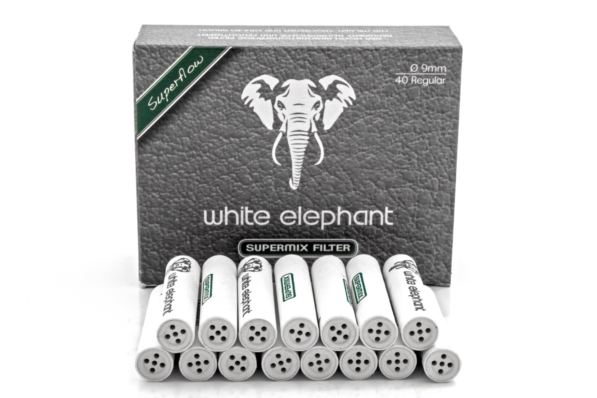40-Super-Mix-9mm-2 White Elephant 40 Super Mix Filter 9mm (10x)