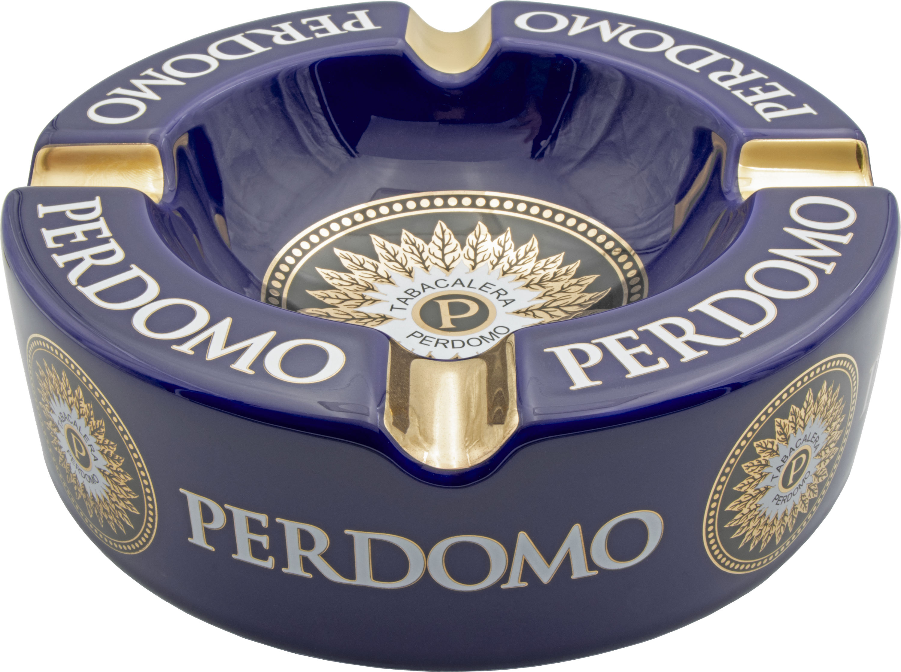 Perdomo Cigar Ashtray Blue