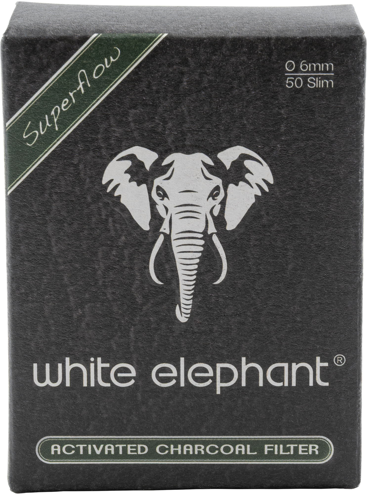 White Elephant 50 Activated Charcoal Filter 6mm (10x)