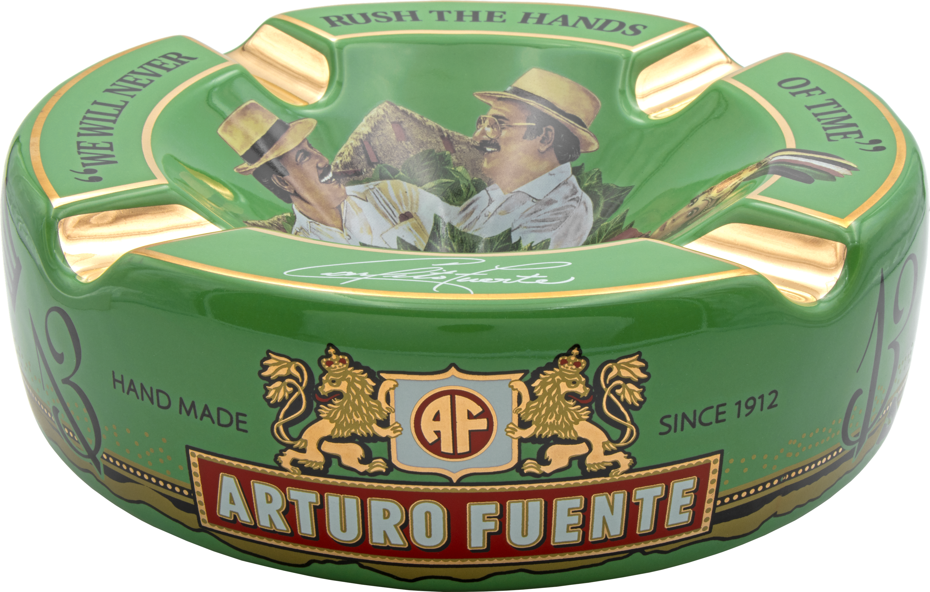 Arturo Fuente Cigar Ashtray Green