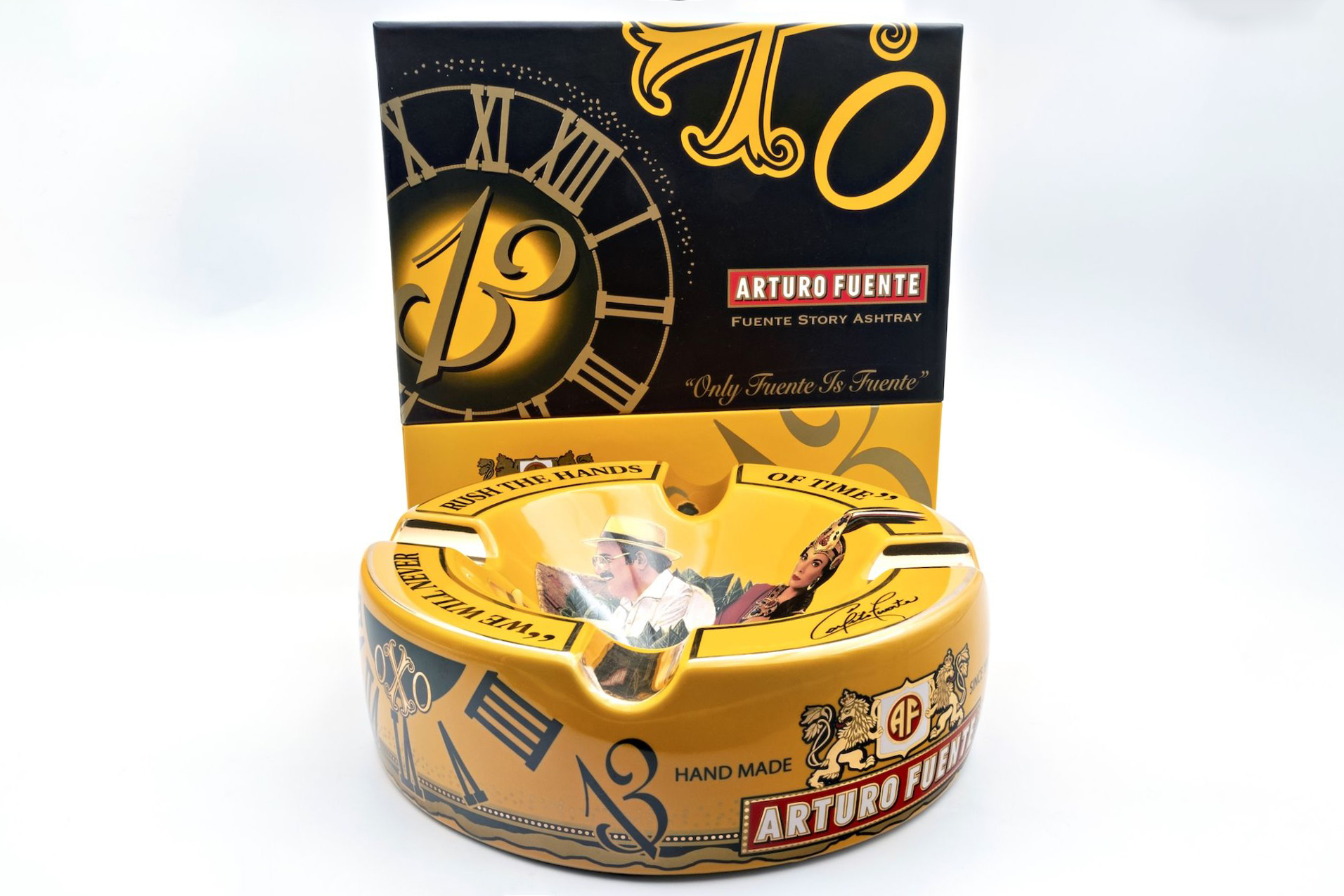 Arturo Fuente Cigar Ashtray Yellow Arturo Fuente Cigar Ashtray Yellow