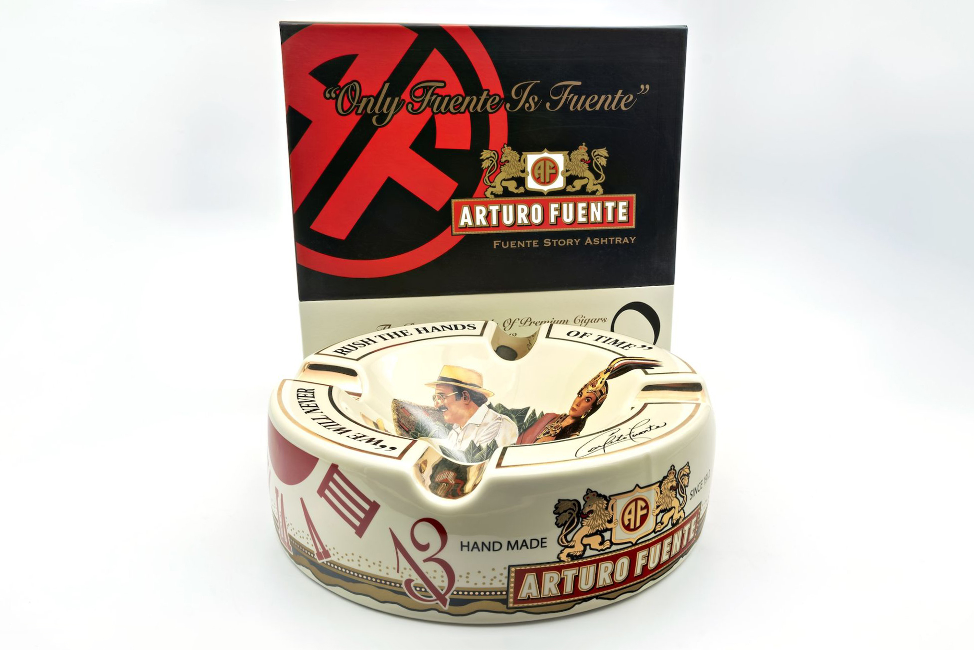 Arturo Fuente Cigar Ashtray White Arturo Fuente Cigar Ashtray White