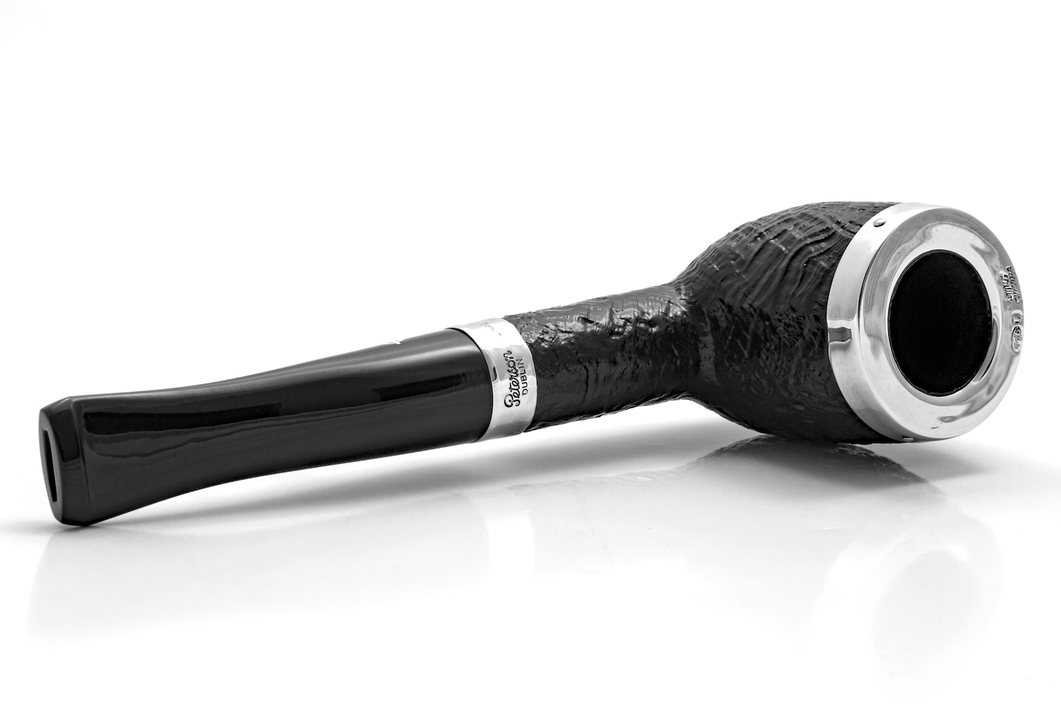 Peterson Silver Cap Sandblast 106