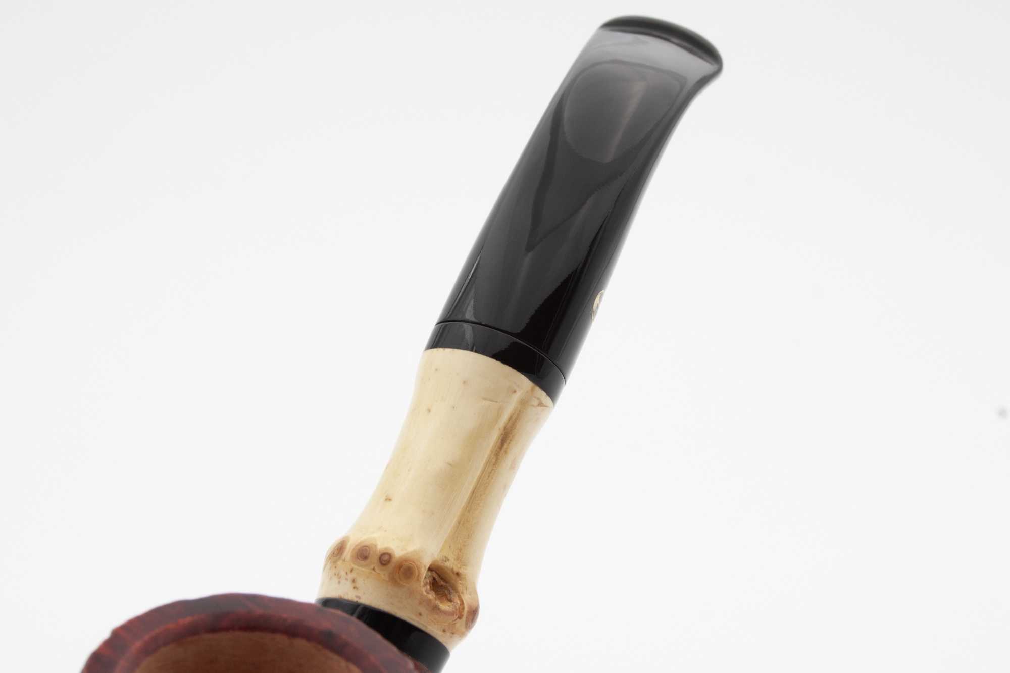 Rattray's Bamboo Bent Sandblast Red 9mm Rattray's Bamboo Bent Sandblast Red 9mm