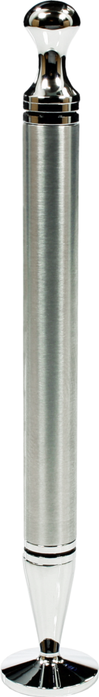 Rattray's Thin Caber Chrome Satin Tamper