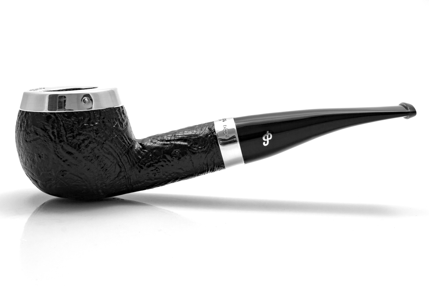 Peterson Silver Cap Sandblast 408