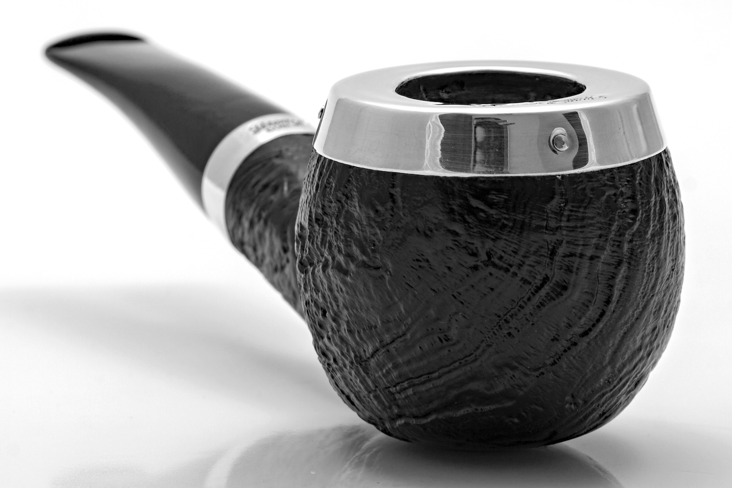 Peterson Silver Cap Sandblast 408