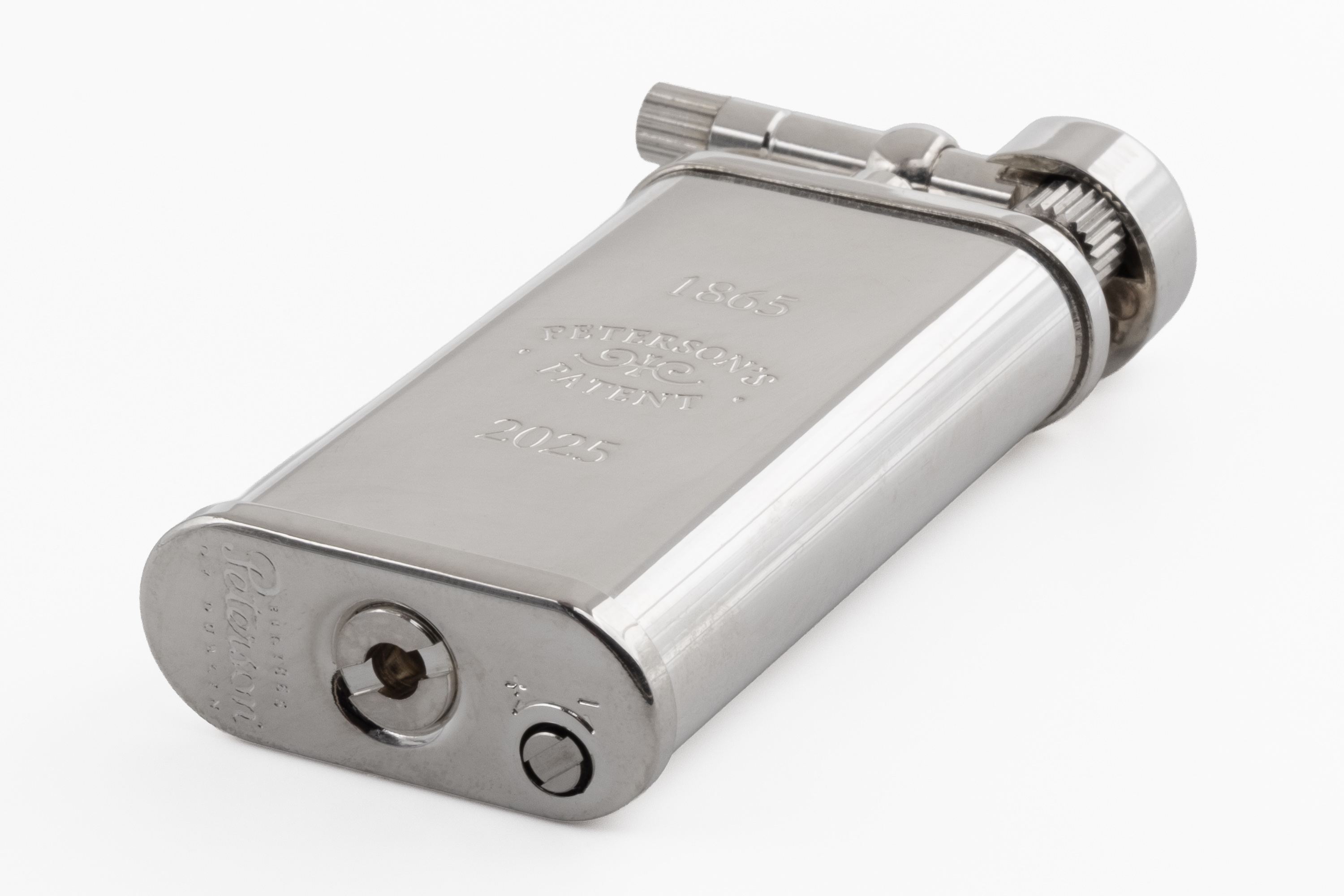 Peterson Pipe Lighter 160th Anniversary Chrome