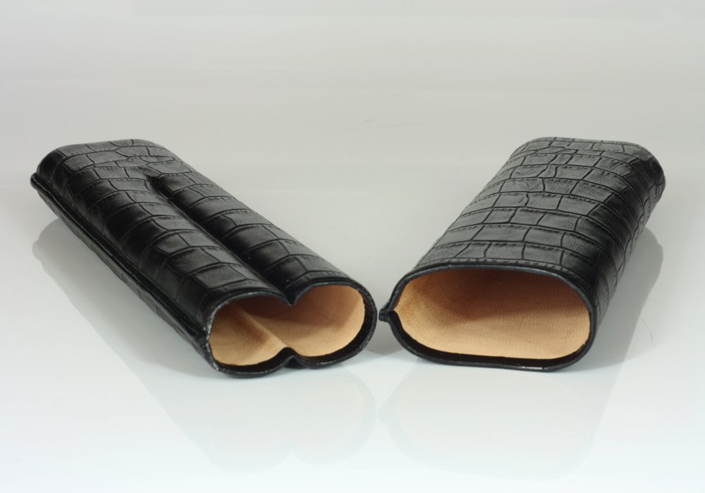 Martin Wess 594 Croco Black - 2 Churchills