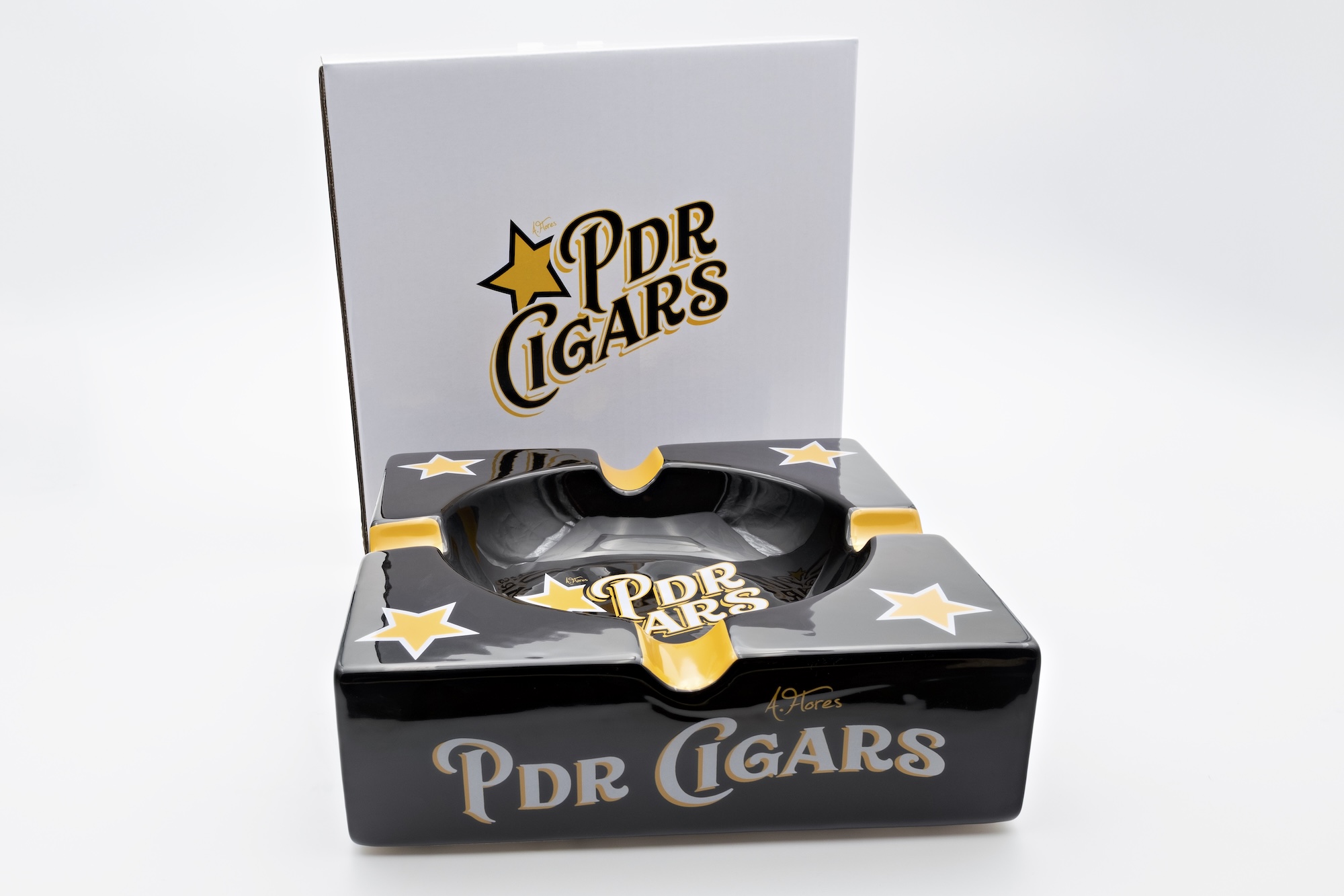 PDR Cigar Ashtray Black PDR Cigar Ashtray Black