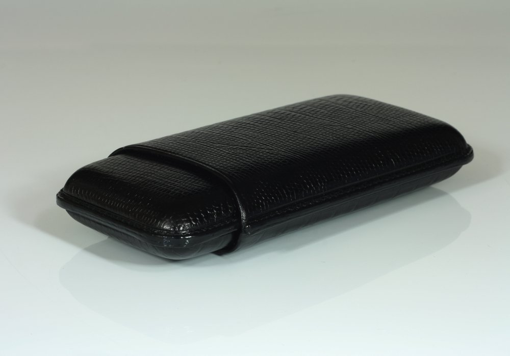 Martin Wess 597 Lizard Black - 3 Petit Corona