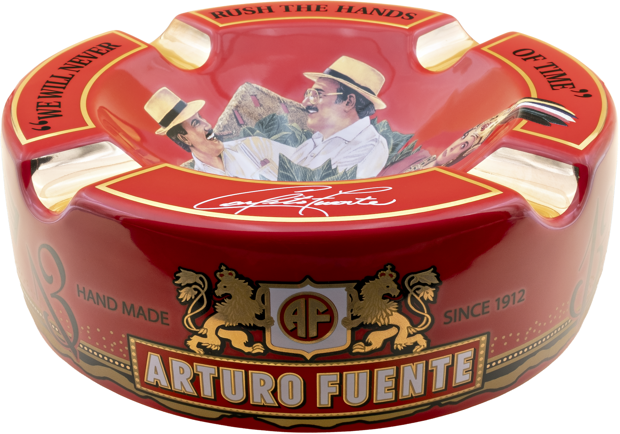 Arturo Fuente Cigar Ashtray Red