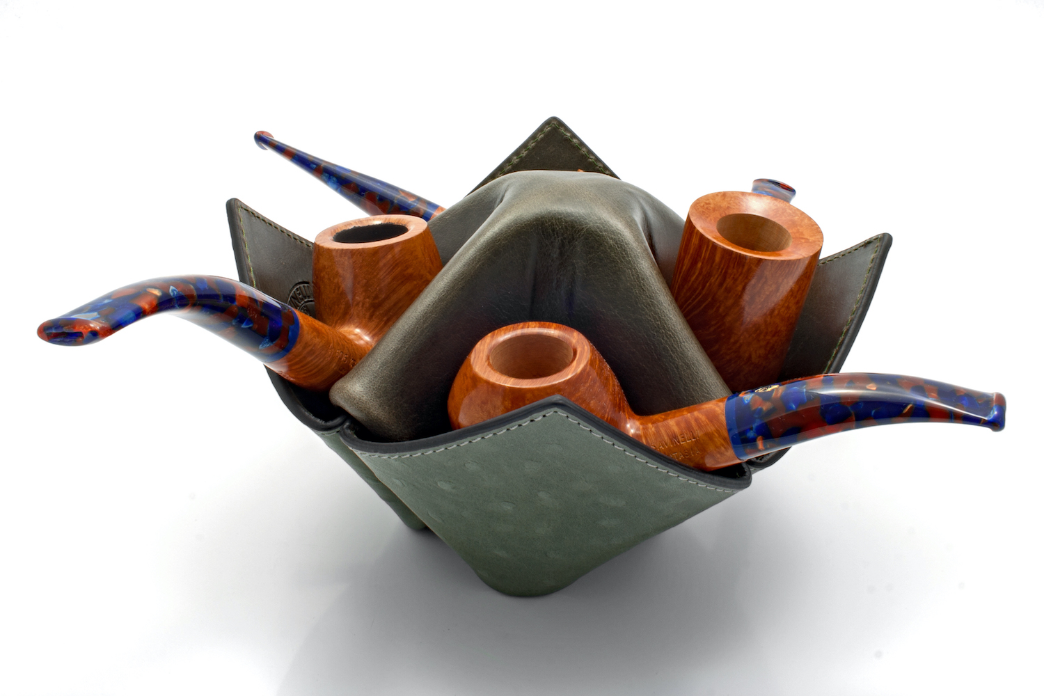 Origami-4 Savinelli Pipe Holder Origami M674 Grey