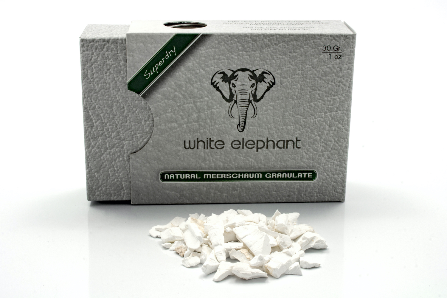 White Elephant Natural Meerschaum Granulate (10x)