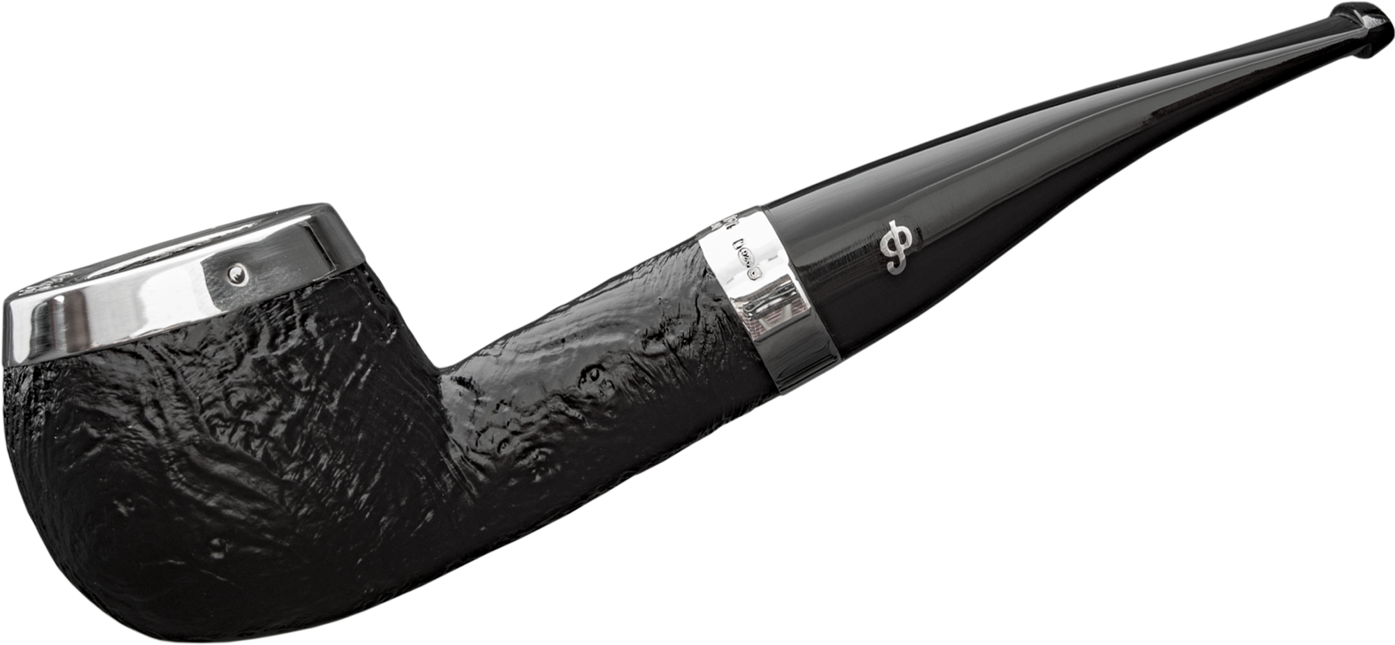 Peterson Silver Cap Sandblast 408