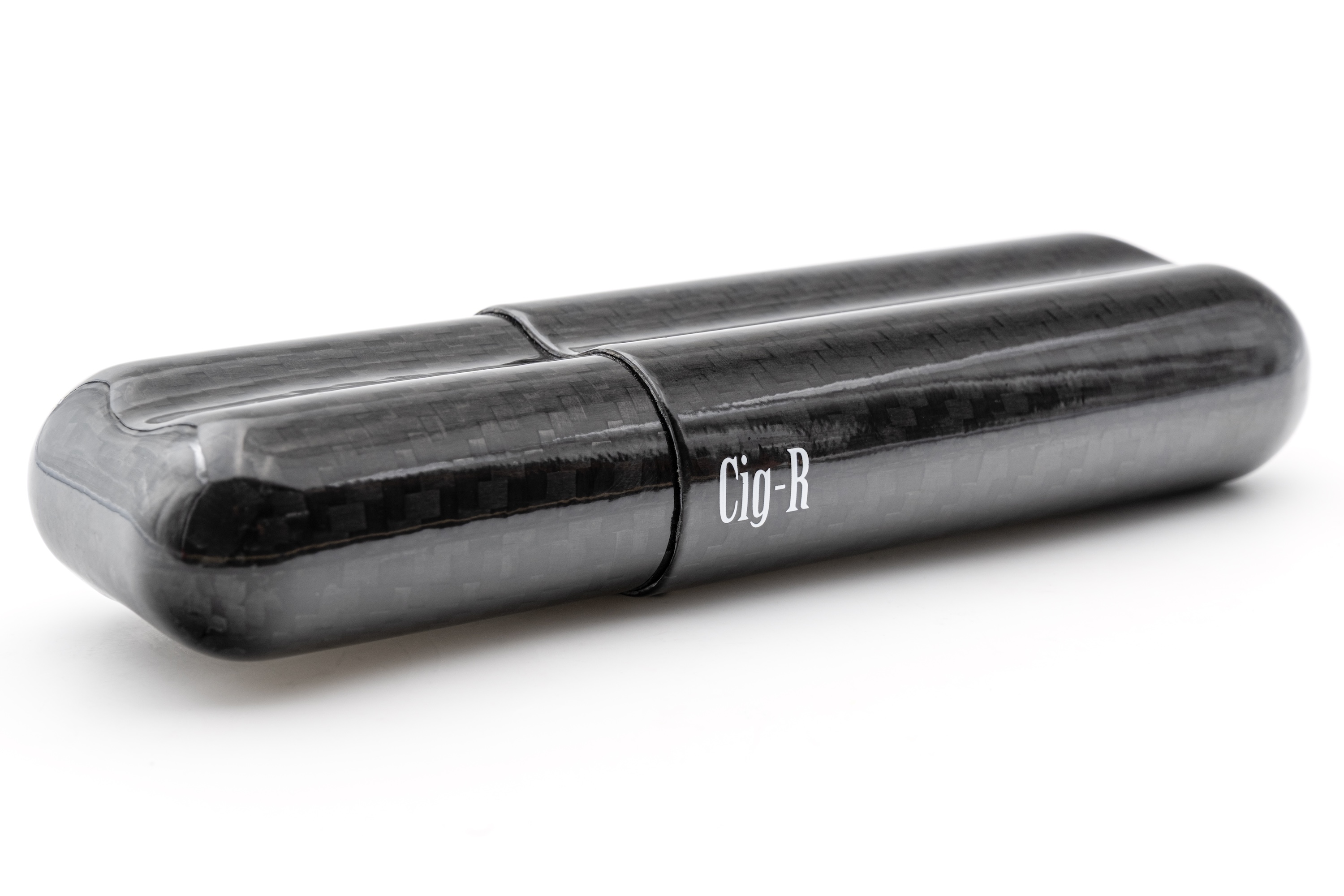 Cig-R Cigar Case 2 Carbon Black